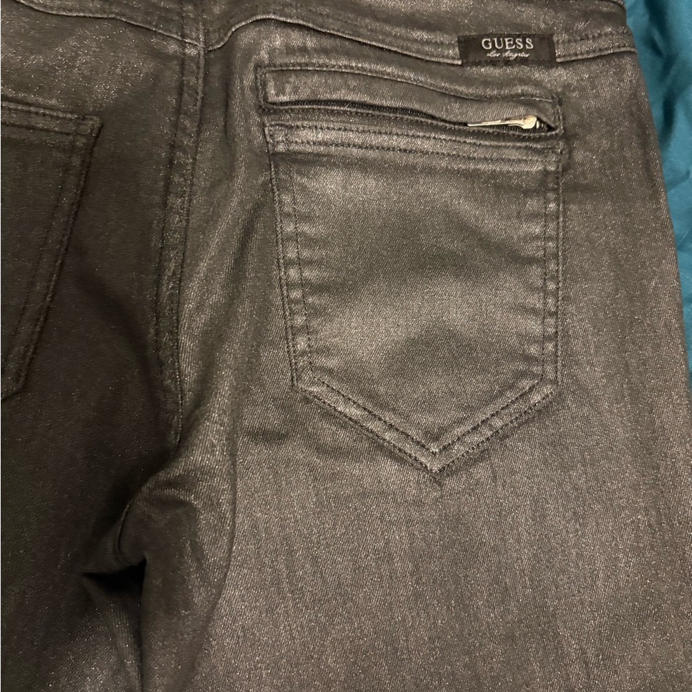 Guess Los Angeles Special Edition Silver Grey Designer Denim Pants - Picture 7 of 10